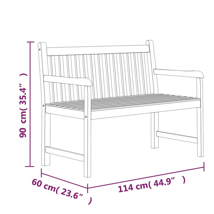 Set Mobilier Pentru Grădină, 4 Piese, Lemn Masiv De Tec