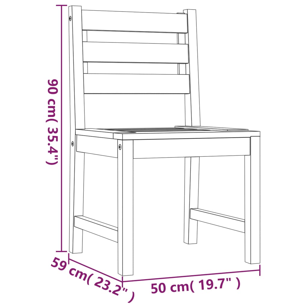 Set De Sufragerie De Grădină, Lemn Masiv De Tec, 5 Piese