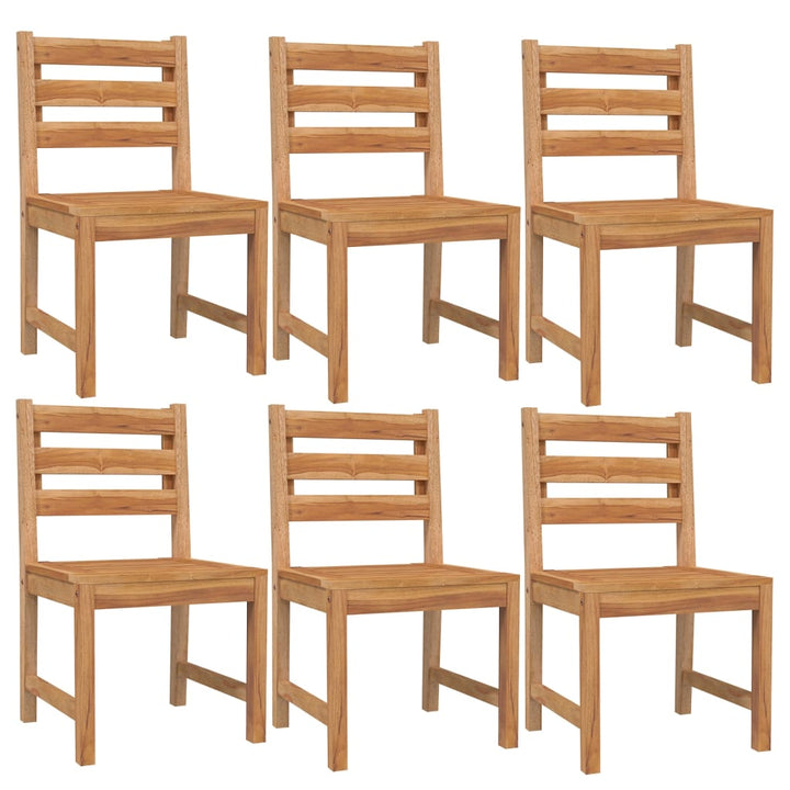 Set Mobilier De Grădină, 7 Piese, Lemn Masiv De Tec