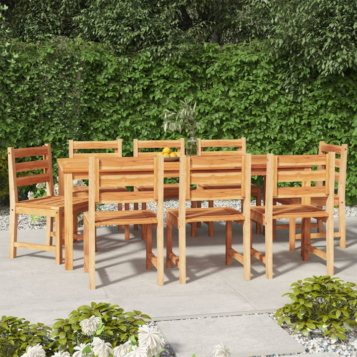 Set Mobilier De Grădină, 7 Piese, Lemn Masiv De Tec