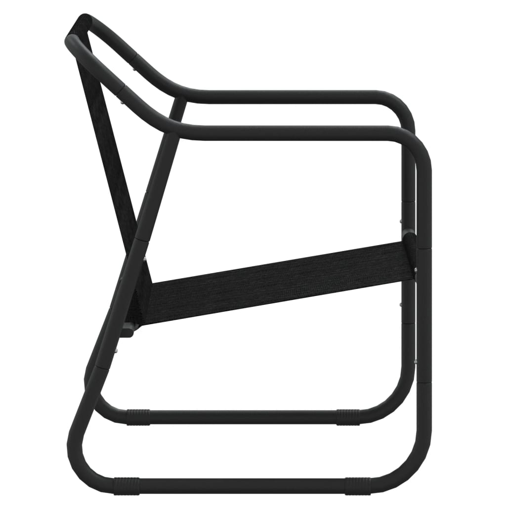 Set Mobilier De Grădină, Cu Perne, Antracit, 3 Piese, Oțel