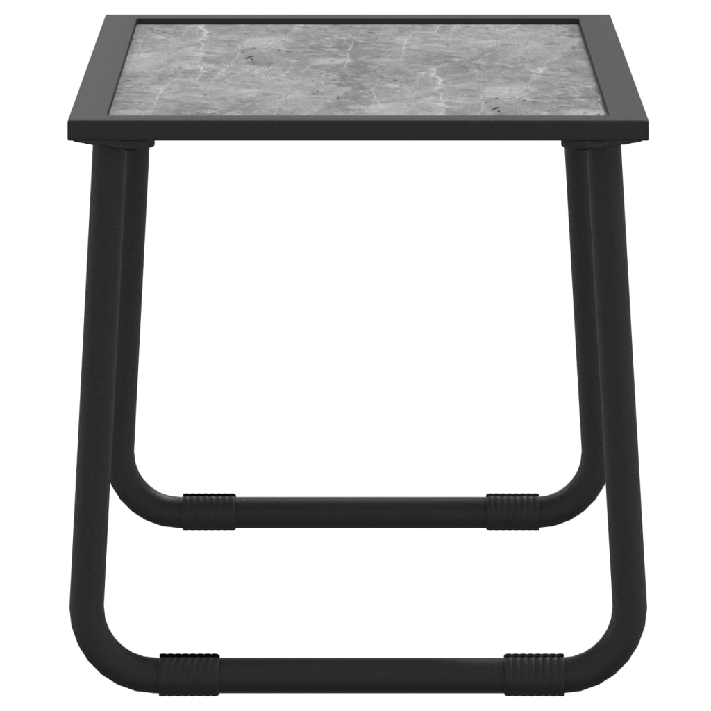 Set Mobilier De Grădină, Cu Perne, Antracit, 3 Piese, Oțel