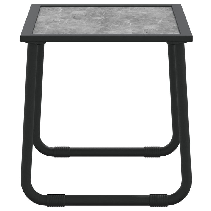 Set Mobilier De Grădină, Cu Perne, Antracit, 3 Piese, Oțel