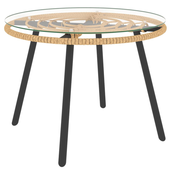 Set Mobilier De Grădină Cu Perne , 3 Piese, Poliratan