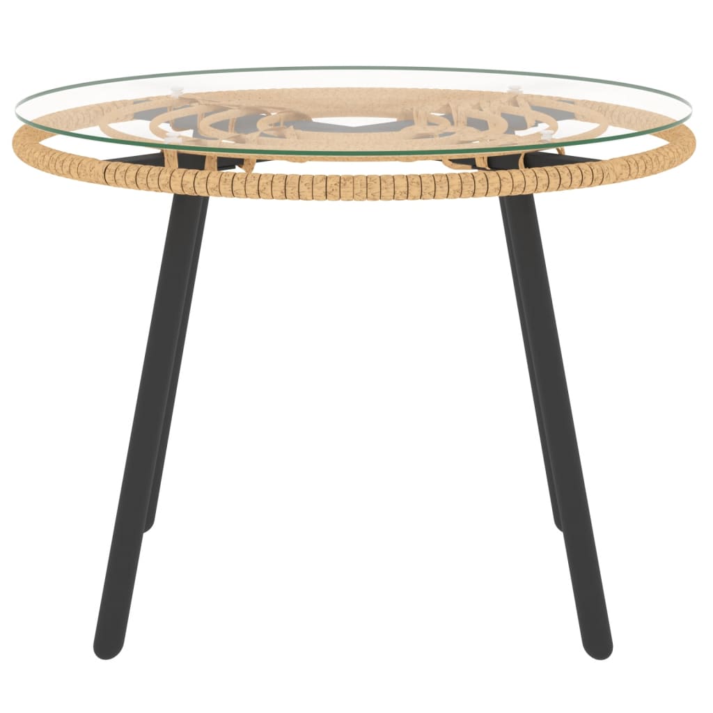 Set Mobilier De Grădină Cu Perne , 3 Piese, Poliratan