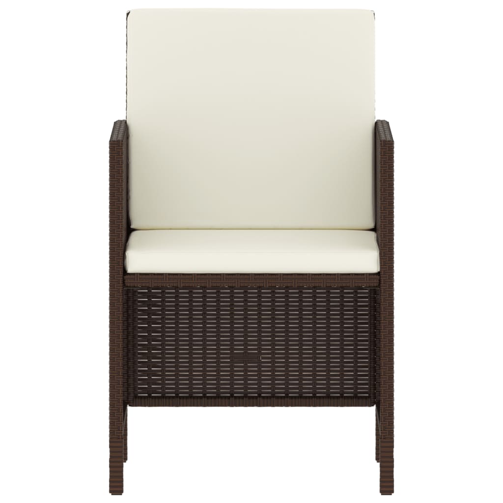 Set Mobilier De Grădină, 6 Piese, Cu Perne, , Poliratan