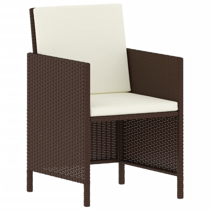 Set Mobilier De Grădină, 6 Piese, Cu Perne, , Poliratan