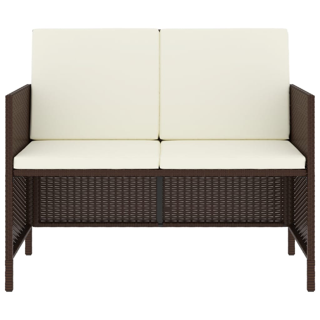 Set Mobilier De Grădină, 6 Piese, Cu Perne, , Poliratan