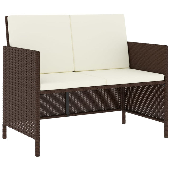 Set Mobilier De Grădină, 6 Piese, Cu Perne, , Poliratan