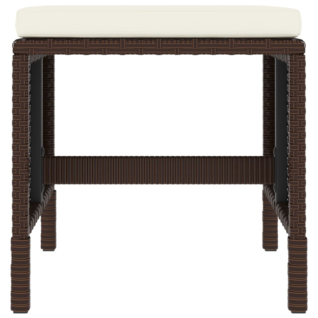Set Mobilier De Grădină, 6 Piese, Cu Perne, , Poliratan