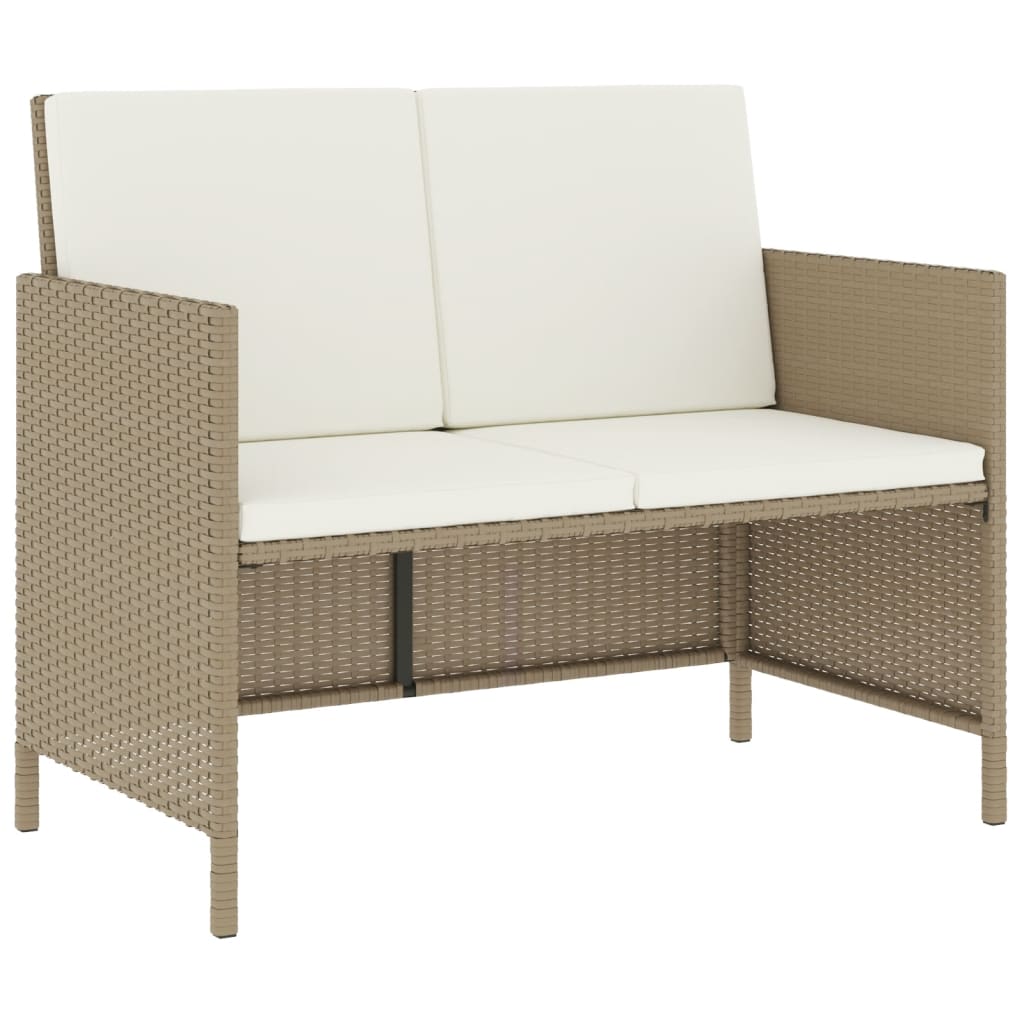 Set Mobilier Pentru Grădină, 6 Piese, Cu Perne, , Poliratan