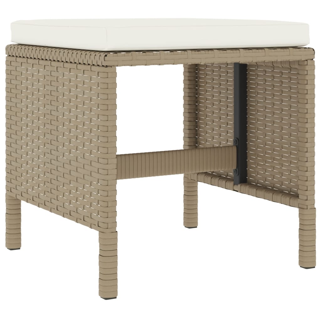Set Mobilier Pentru Grădină, 6 Piese, Cu Perne, , Poliratan