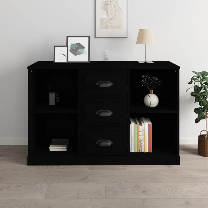 Servantă, Alb Extralucios, 104,5X35,5X67,5 Cm, Lemn Prelucrat