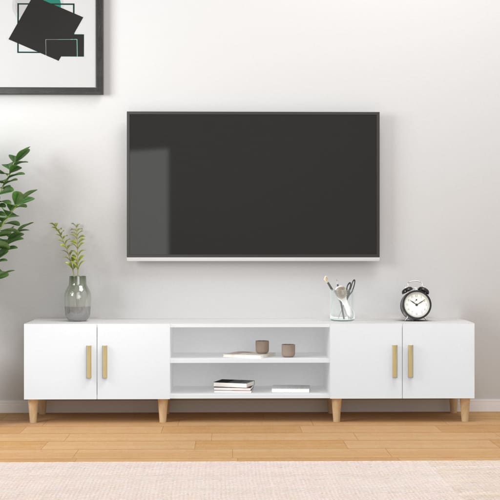 Comodă Tv, Stejar Fumuriu, 180X31,5X40 Cm, Lemn Prelucrat