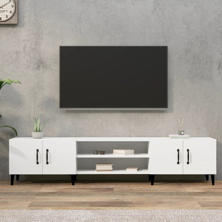 Comodă Tv, Stejar Fumuriu, 180X31,5X40 Cm, Lemn Prelucrat
