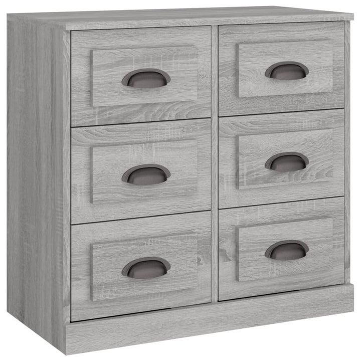 Servantă, Gri Sonoma, 70X35,5X67,5 Cm, Lemn Prelucrat