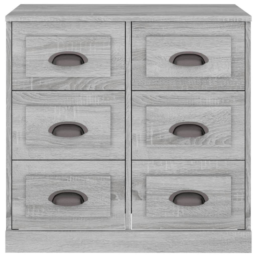 Servantă, Gri Sonoma, 70X35,5X67,5 Cm, Lemn Prelucrat
