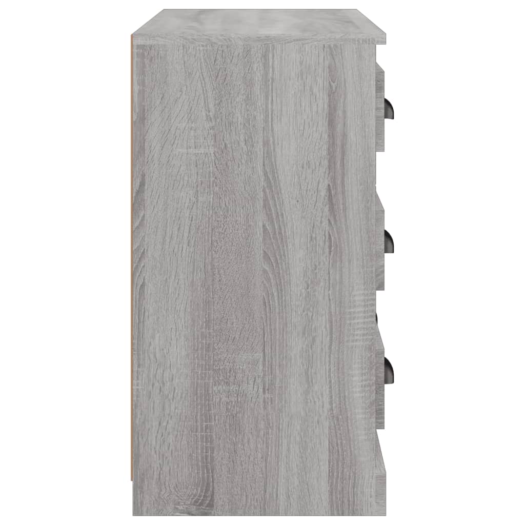 Servantă, Gri Sonoma, 70X35,5X67,5 Cm, Lemn Prelucrat