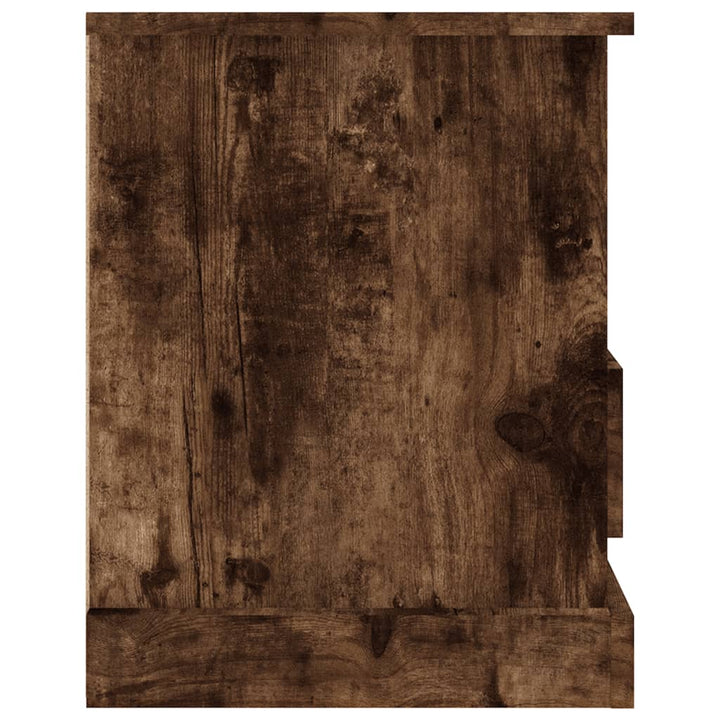 Comodă Tv, Stejar Fumuriu, 93X35,5X45 Cm, Lemn Prelucrat