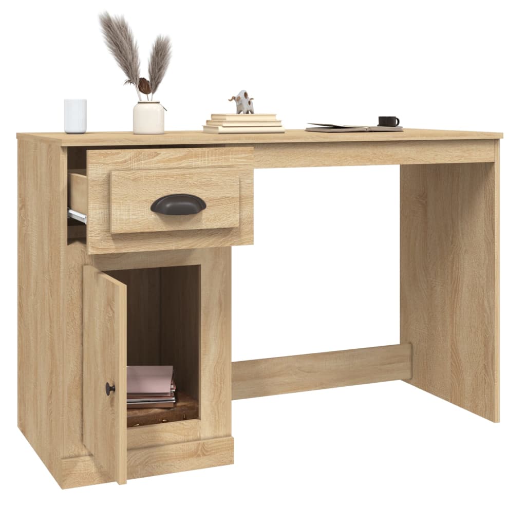 Birou Cu Sertar, , 115X50X75 Cm, Lemn Prelucrat