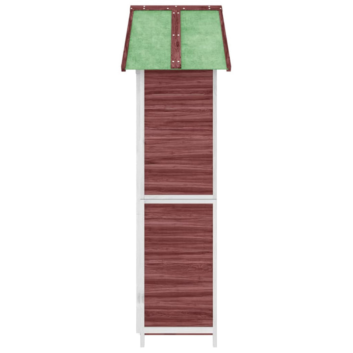 Magazie De Unelte Grădină Cafeniu 89X52,5X175 Cm Lemn Masiv Pin