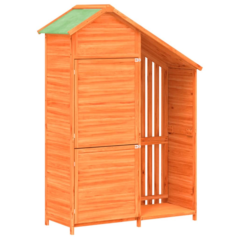 Magazie De Unelte De Grădină 120X53,5X170Cm Lemn Masiv Pin