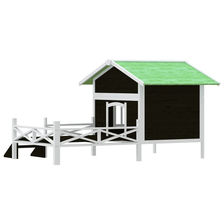 Cușcă De Câine, , 159X120X88,5 Cm, Lemn Masiv Pin