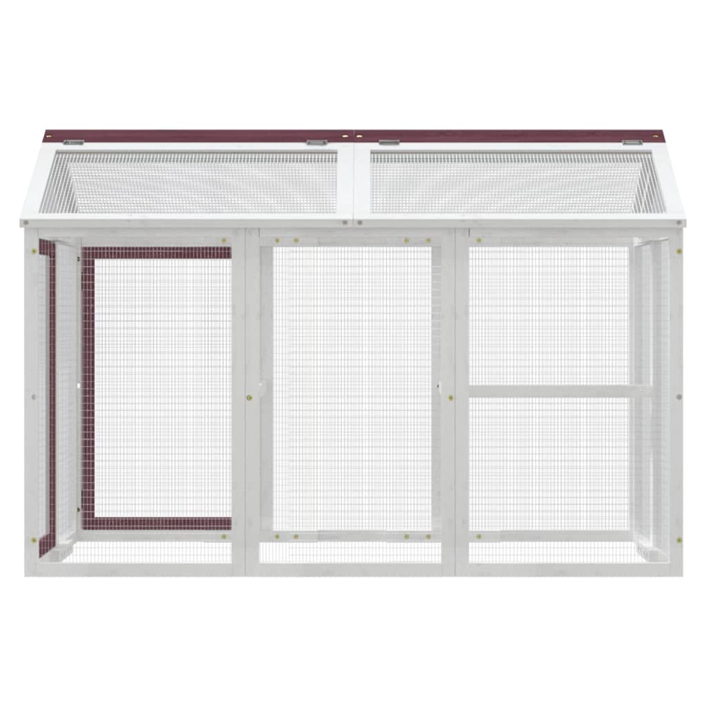 Cușcă Pentru Mișcare Cafeniu 141X94X104 Cm Lemn Masiv De Pin