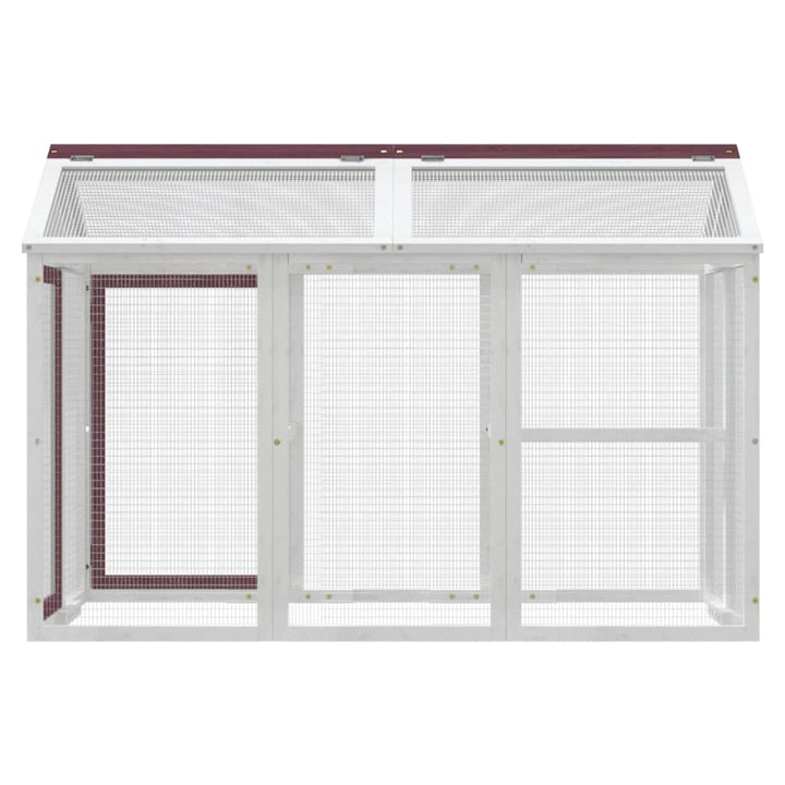 Cușcă Pentru Mișcare Cafeniu 141X94X104 Cm Lemn Masiv De Pin