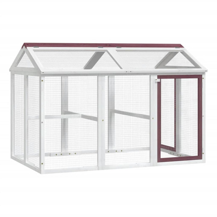 Cușcă Pentru Mișcare Cafeniu 141X94X104 Cm Lemn Masiv De Pin