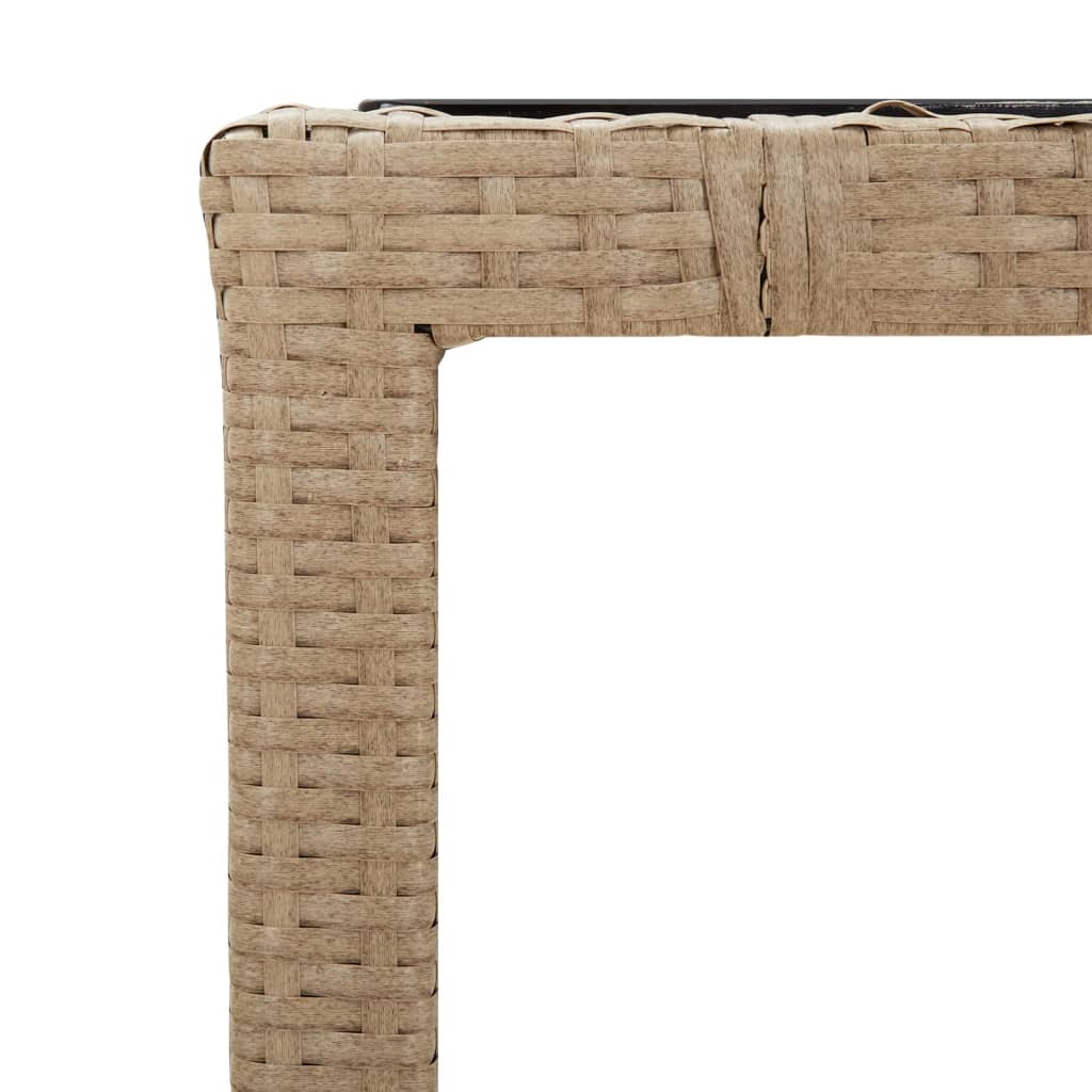 Set Mobilier De Grădină Cu Perne, 3 Piese, Bej, Poliratan