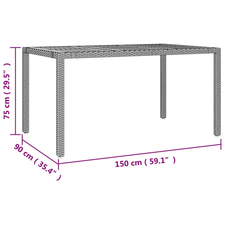 Set Mobilier De Grădină Cu Perne, 7 Piese, Gri, Poliratan