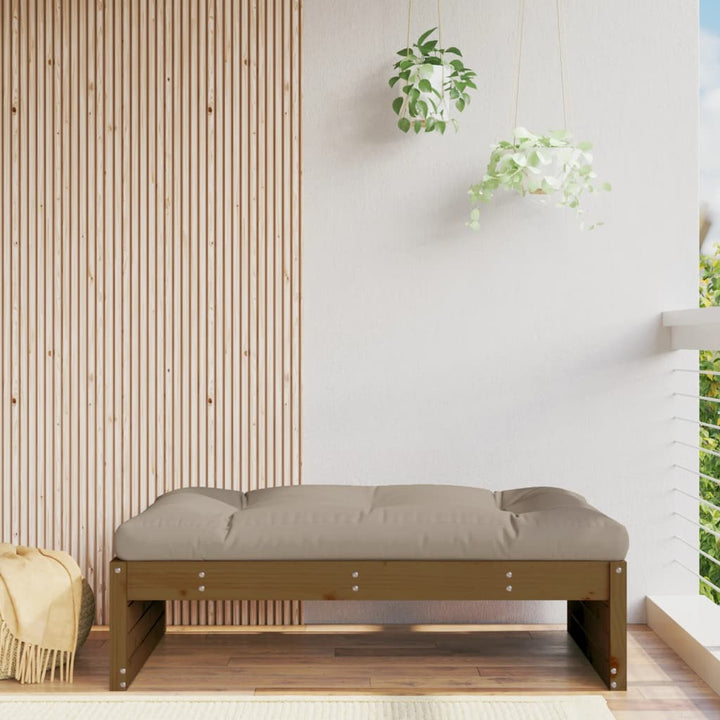 Taburet De Grădină, 120X80 Cm, Lemn Masiv De Pin