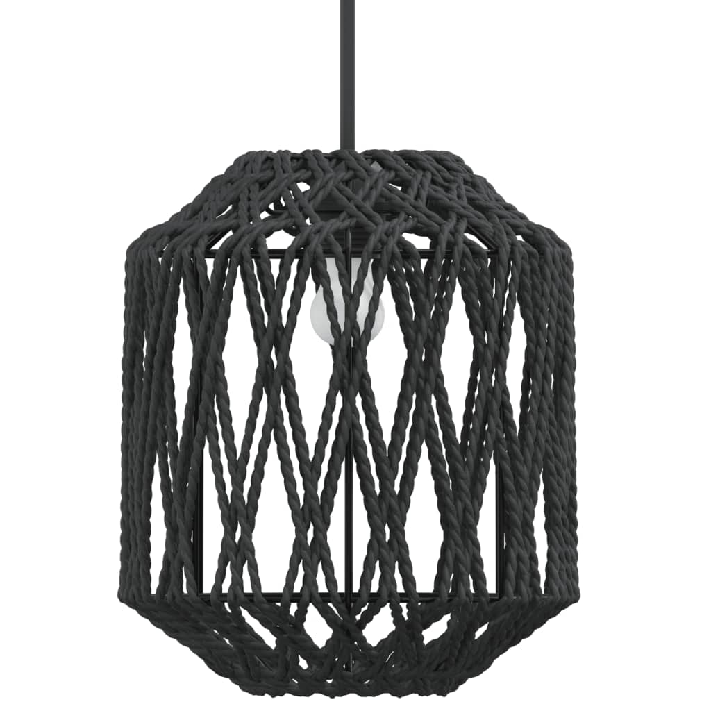 Abajur De Veioză, Negru, Ø23X28 Cm, Fier Și Hârtie
