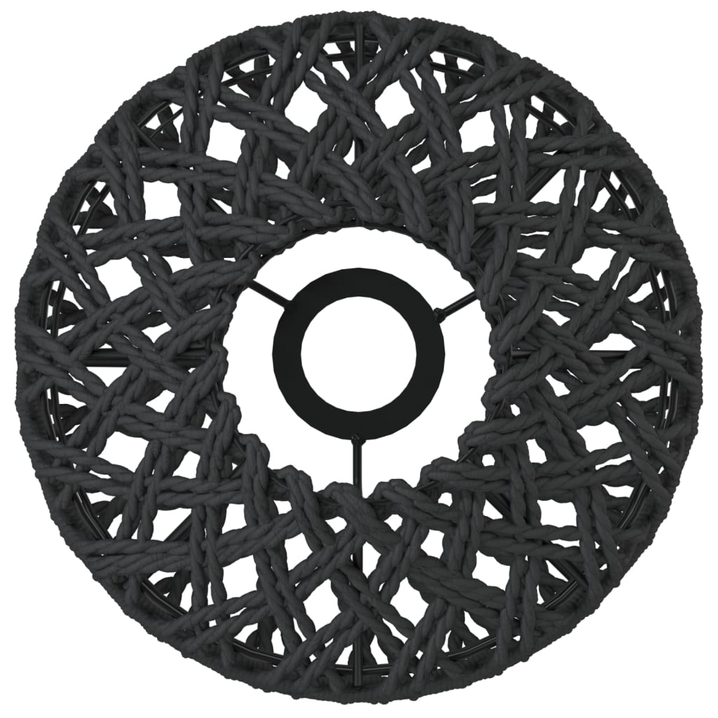 Abajur De Veioză, Negru, Ø23X28 Cm, Fier Și Hârtie