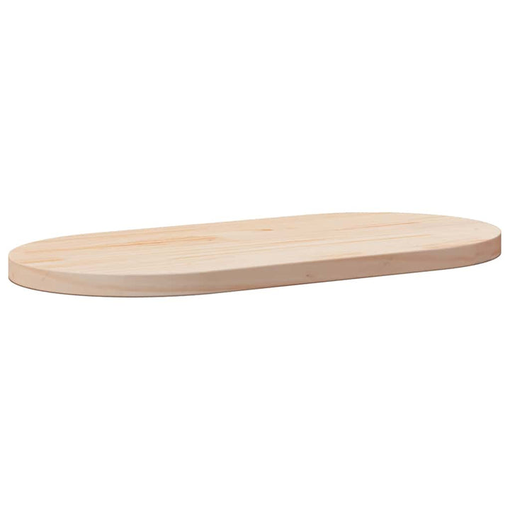 Blat De Masă, 100X50X2,5 Cm, Lemn Masiv De Pin, Oval