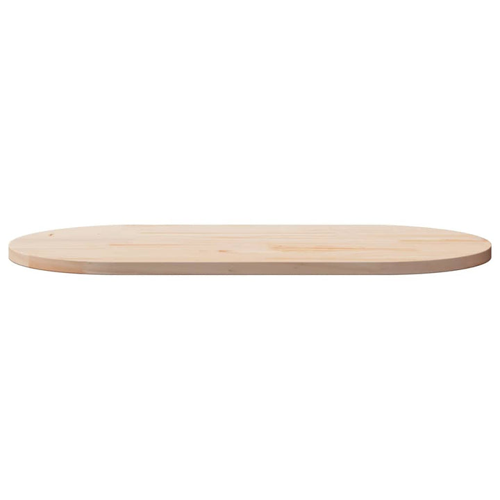 Blat De Masă, 100X50X2,5 Cm, Lemn Masiv De Pin, Oval