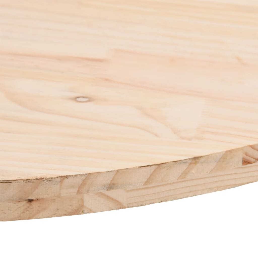 Blat De Masă, 100X50X2,5 Cm, Lemn Masiv De Pin, Oval