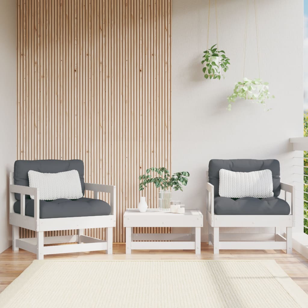 Set Mobilier De Grădină, 3 Piese, Lemn De Pin Impregnat