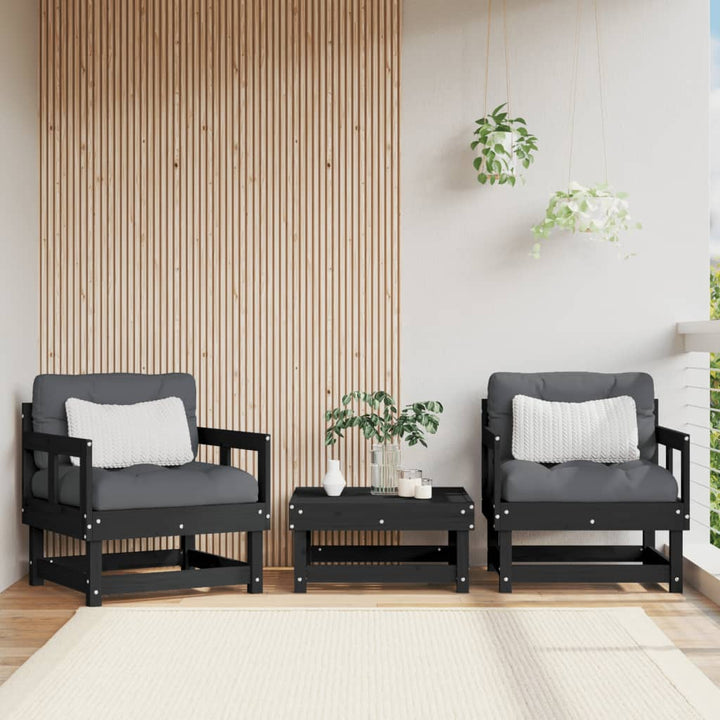 Set Mobilier De Grădină, 3 Piese, Lemn De Pin Impregnat