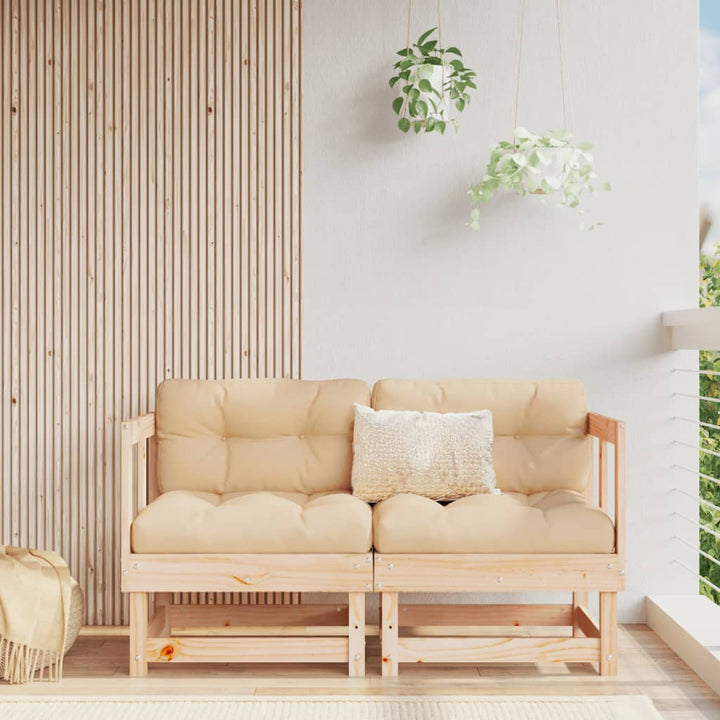 Set Mobilier De Grădină, 3 Piese, Lemn De Pin Impregnat