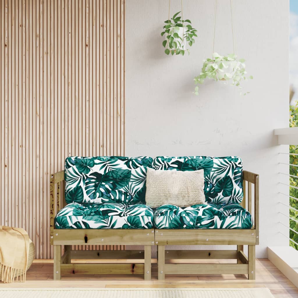 Set Mobilier De Grădină, 3 Piese, Lemn De Pin Impregnat