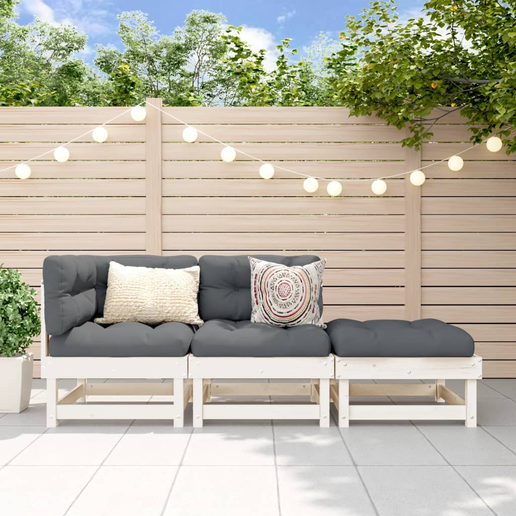 Set Mobilier De Grădină, 3 Piese, Lemn De Pin Impregnat