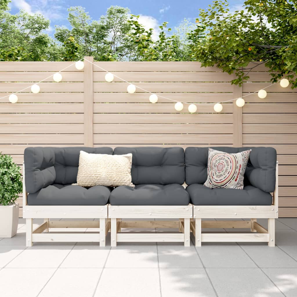 Set Mobilier De Grădină, 3 Piese, Lemn De Pin Impregnat