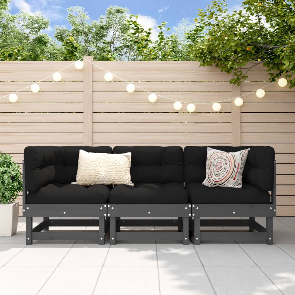Set Mobilier De Grădină, 3 Piese, Lemn De Pin Impregnat