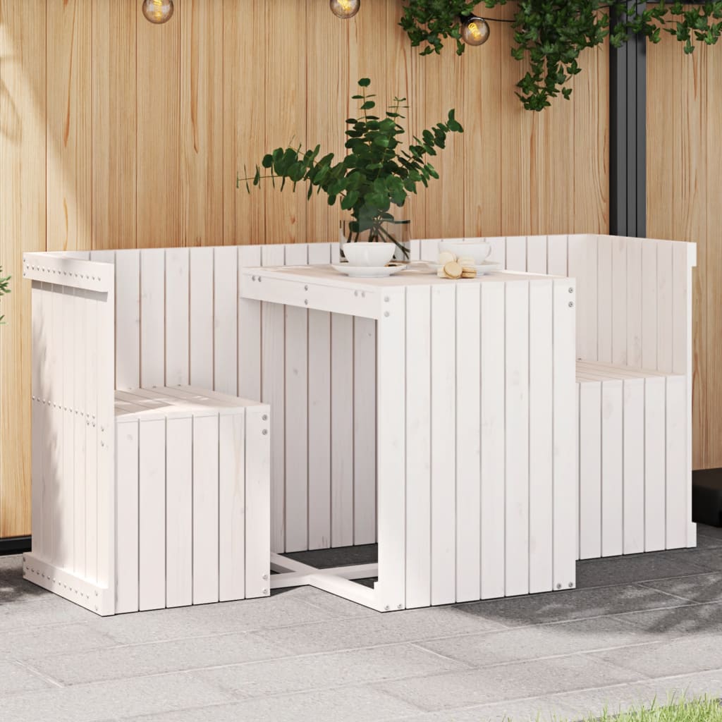 Set De Balcon Cu 2 Locuri, Lemn Masiv Douglas