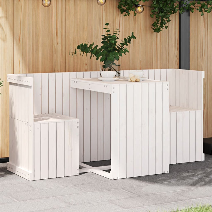 Set De Balcon Cu 2 Locuri, Lemn Masiv Douglas