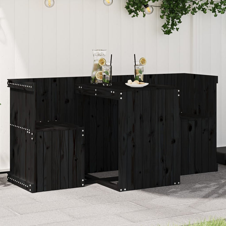 Set De Balcon Cu 2 Locuri, Lemn Masiv Douglas