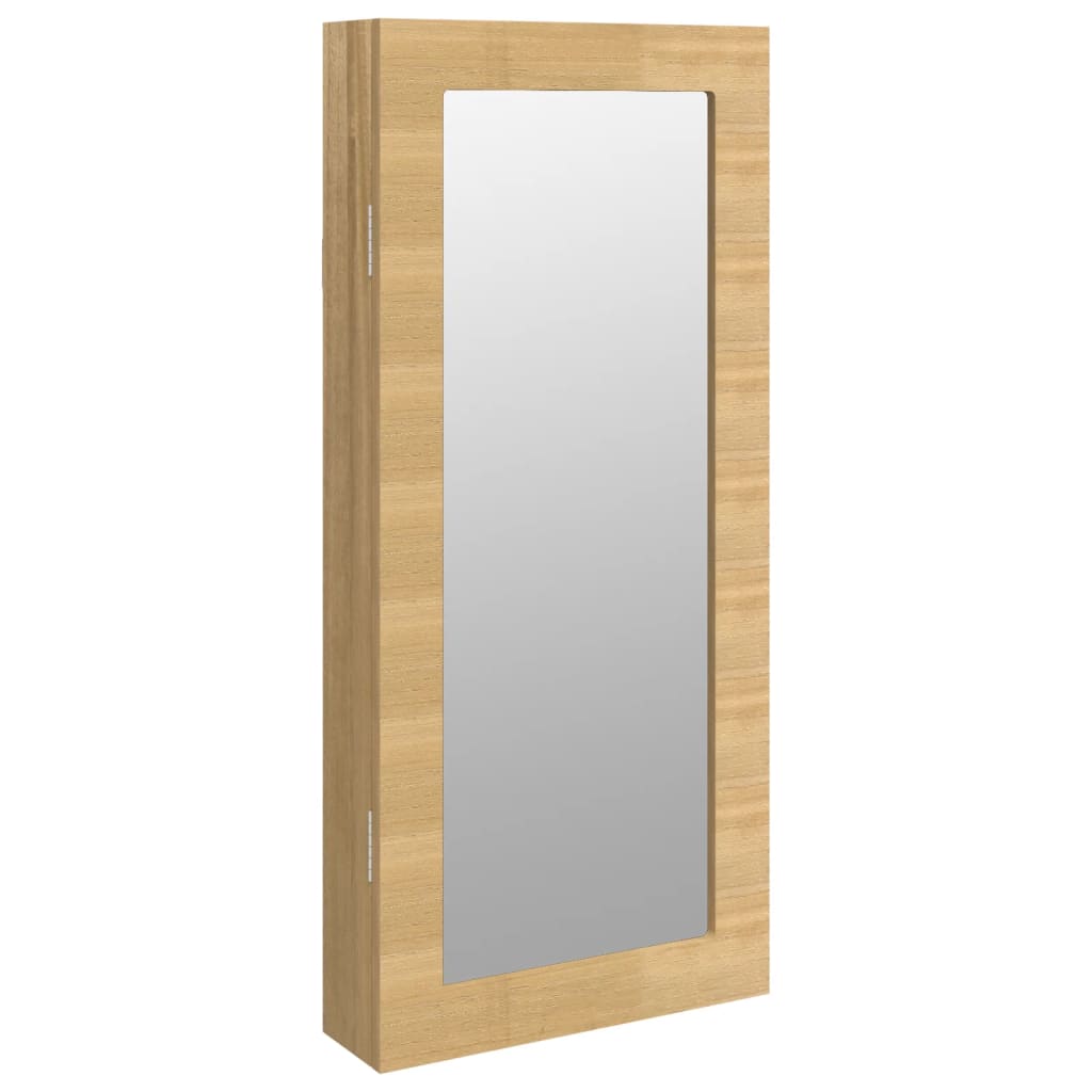 Dulap De Bijuterii Cu Oglindă Montat Pe Perete, 30X8,5X67 Cm