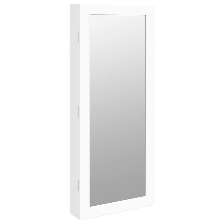 Dulap De Bijuterii Cu Oglindă Și Lumini Led, De Perete,
